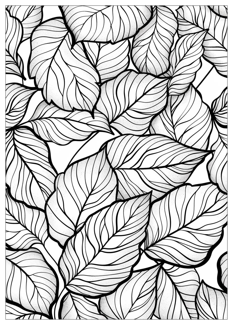 Leaf Coloring Pages-19