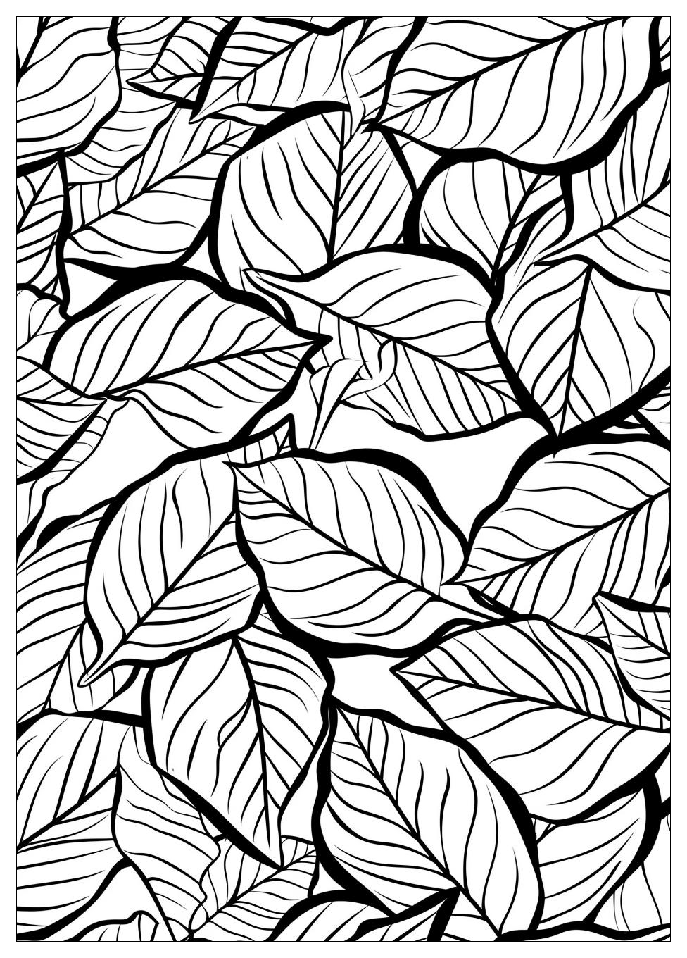 Leaf Coloring Pages-2