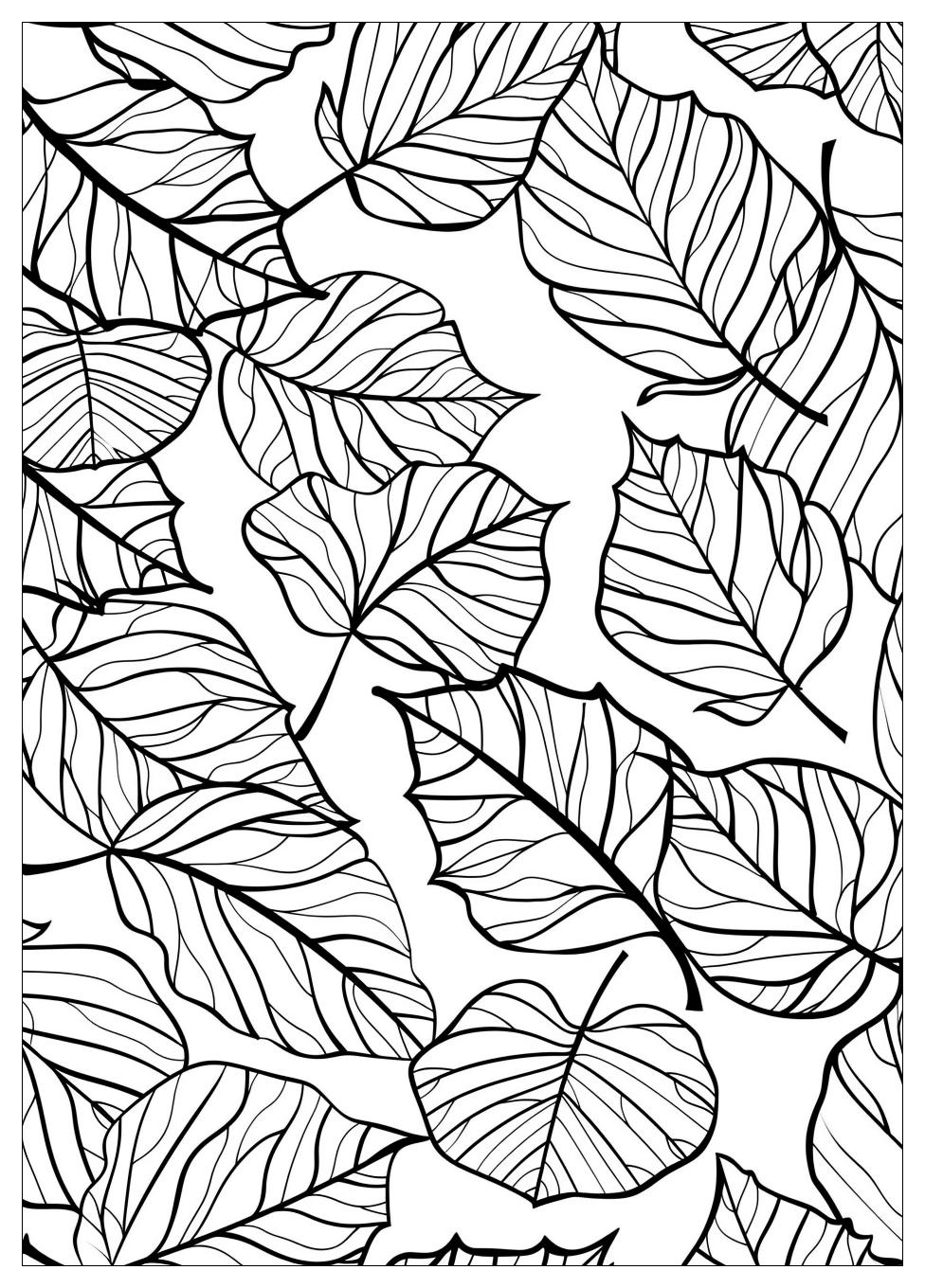 Leaf Coloring Pages-3