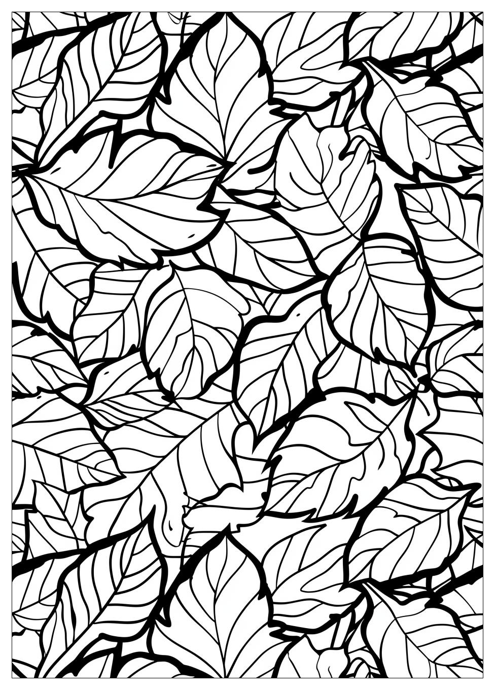 Leaf Coloring Pages-4