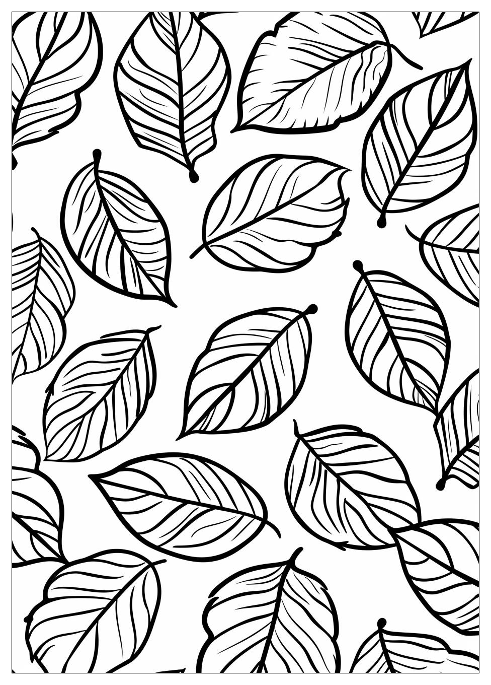 Leaf Coloring Pages-5