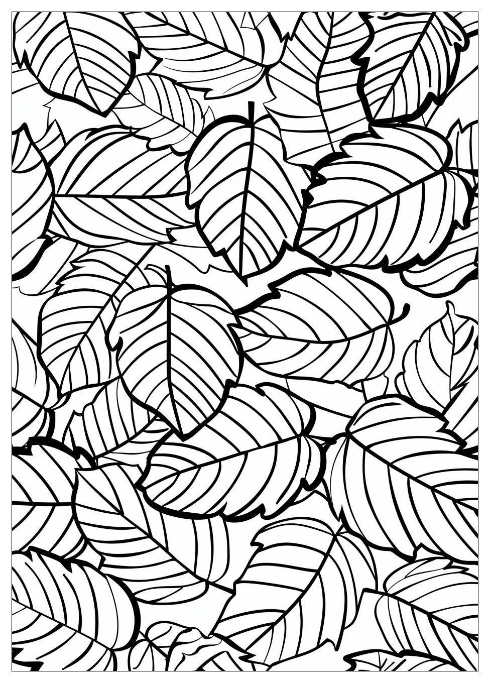 Leaf Coloring Pages-6