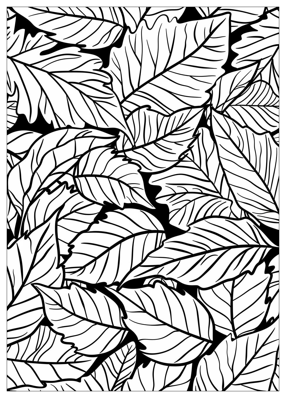 Leaf Coloring Pages-7