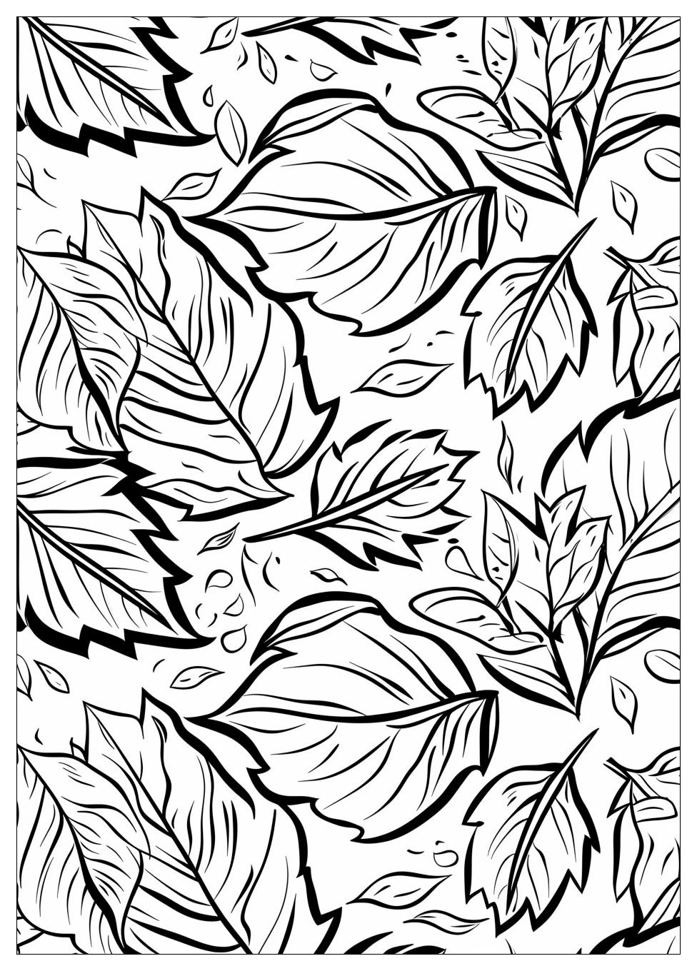 Leaf Coloring Pages-8