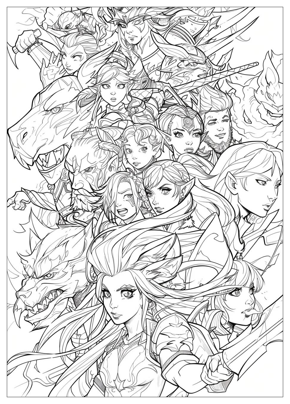 League Of Legends Coloring Pages-8