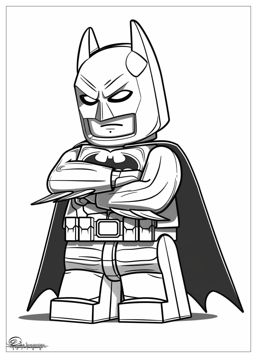 Lego Batman Coloring Pages-3