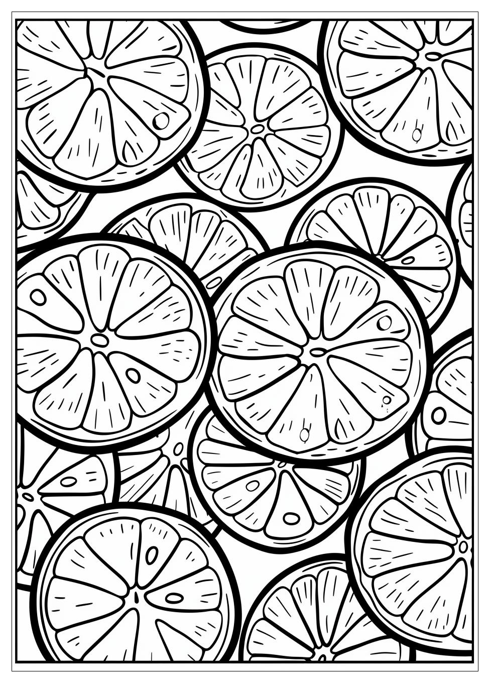 Lemon Coloring Pages-1