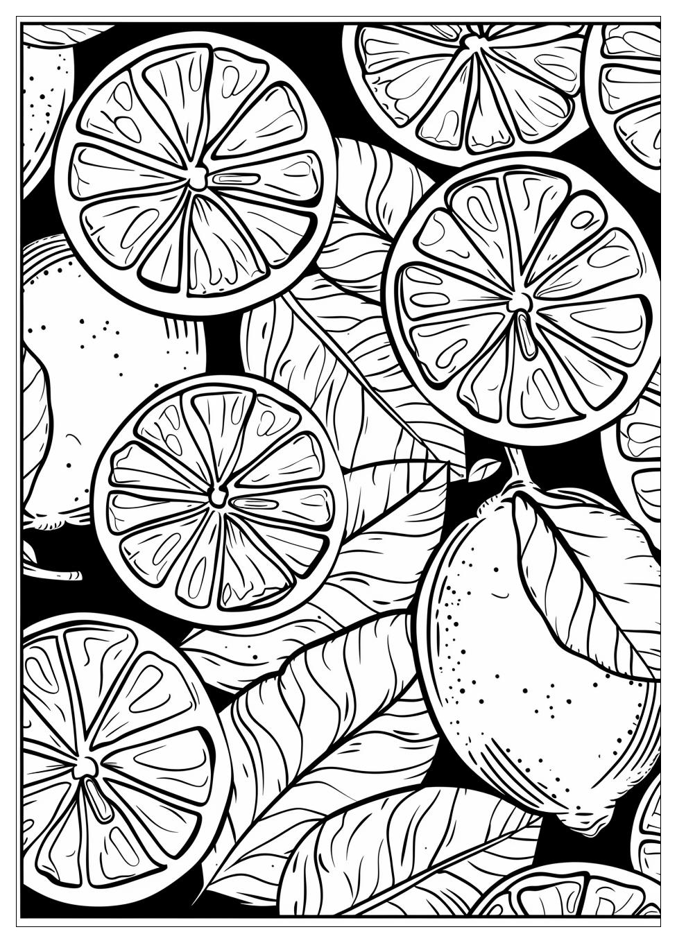 Lemon Coloring Pages-10