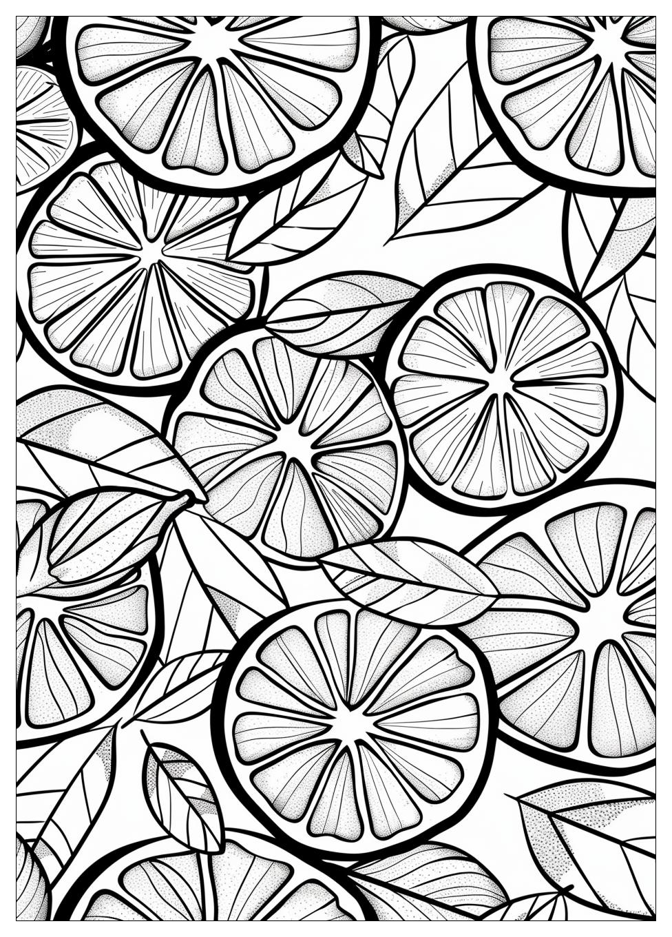 Lemon Coloring Pages-11