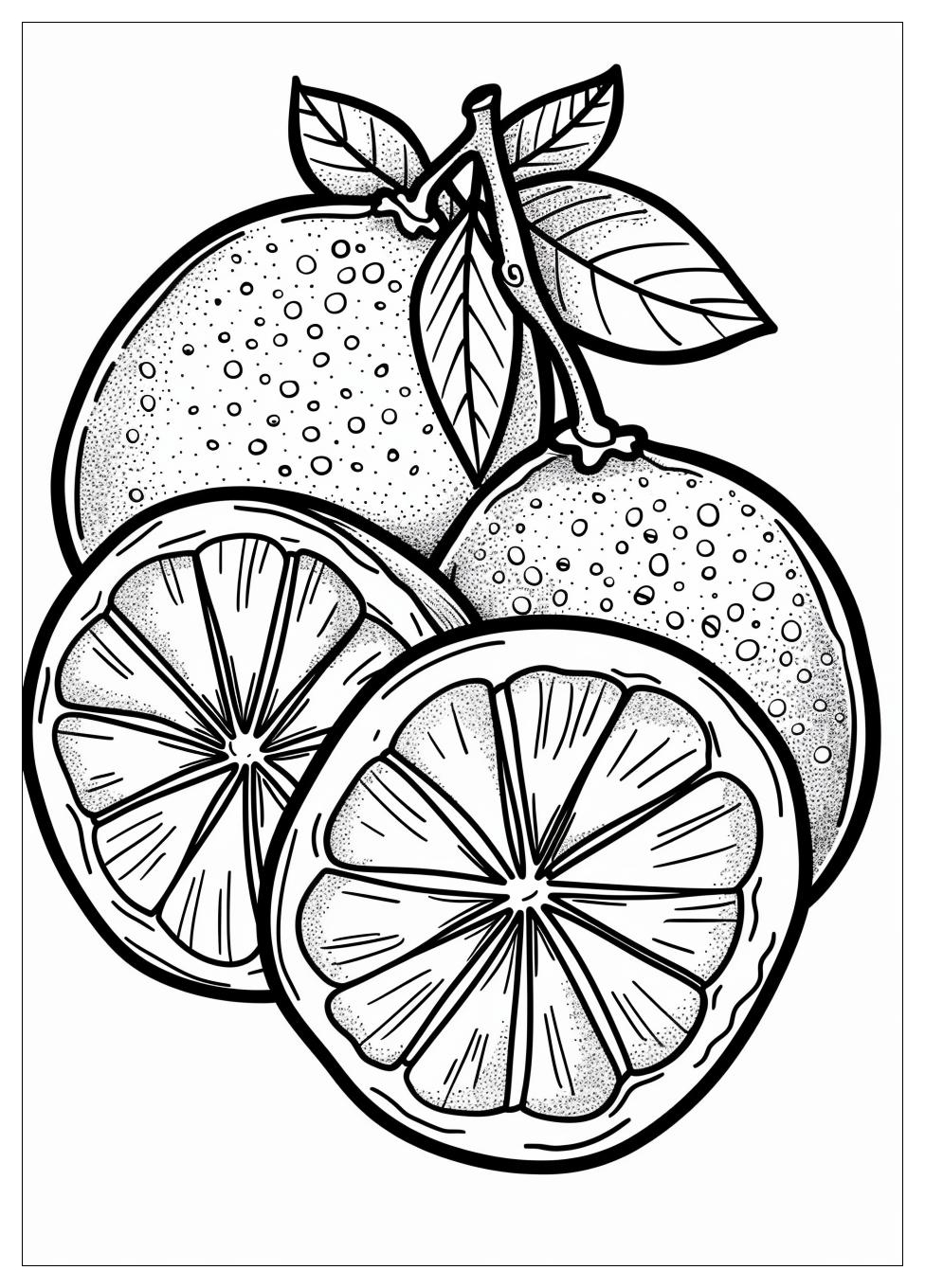 Lemon Coloring Pages-12