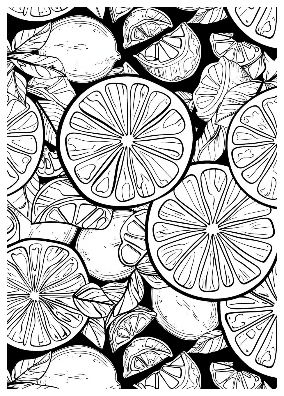 Lemon Coloring Pages-13