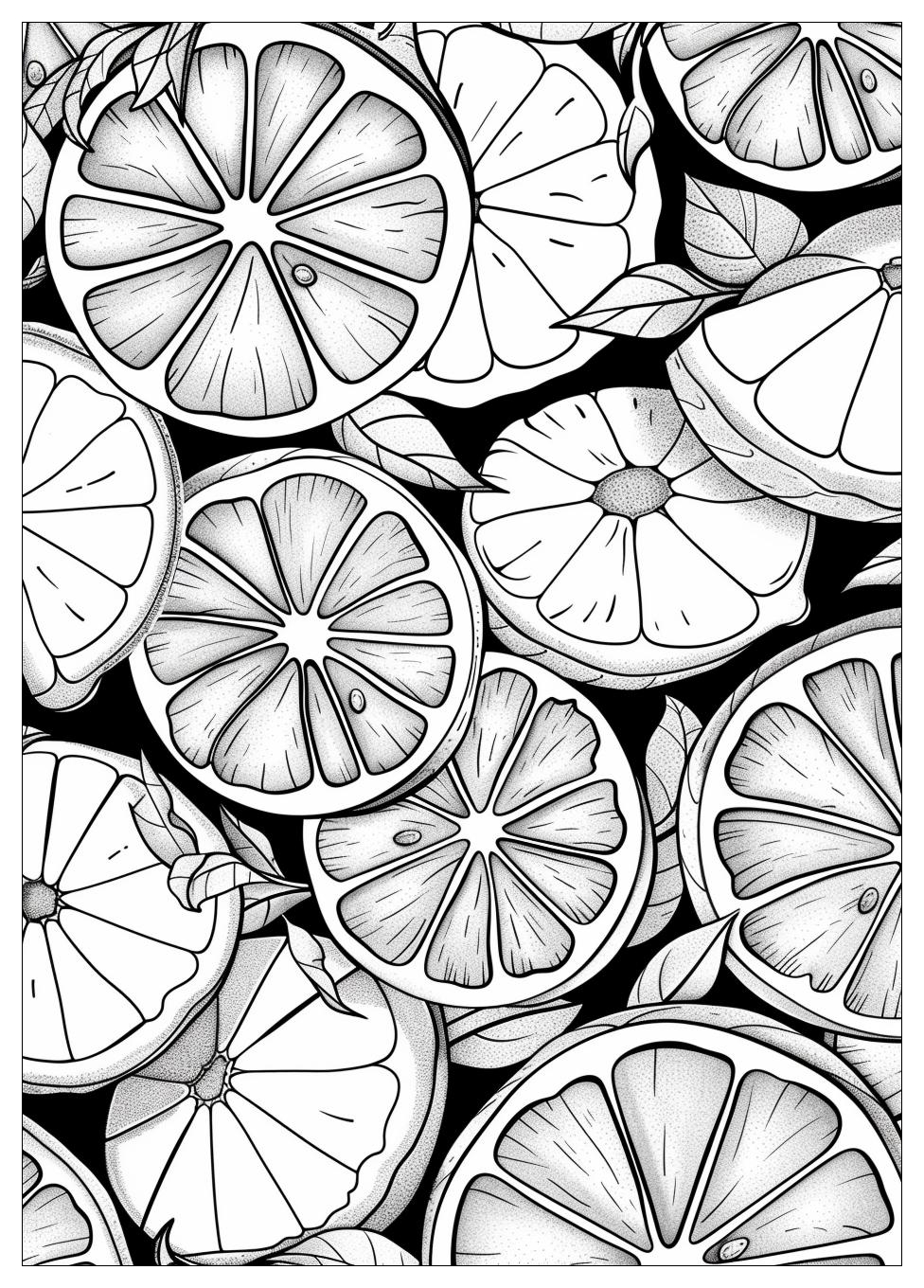 Lemon Coloring Pages-14