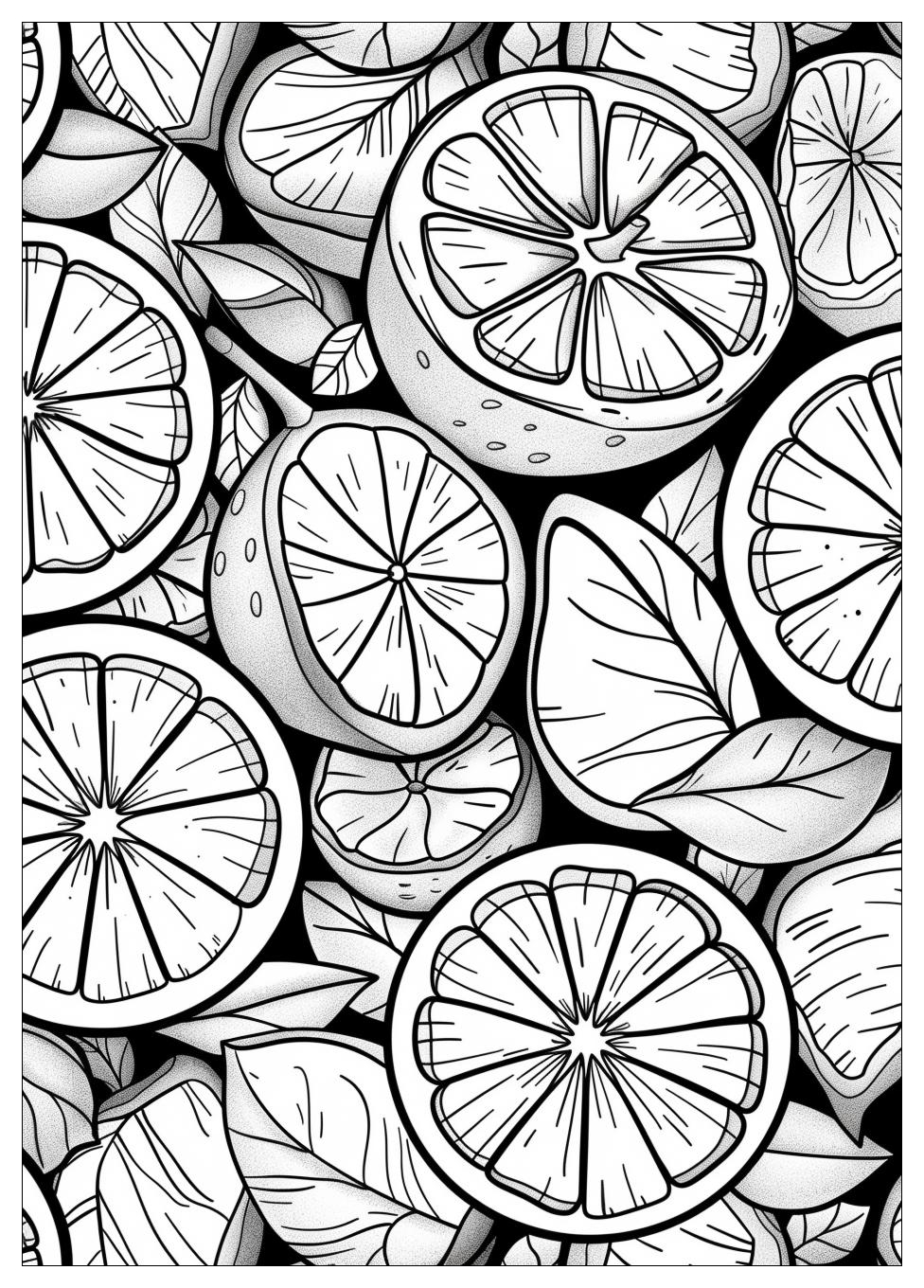 Lemon Coloring Pages-15