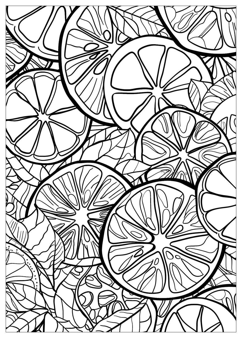 Lemon Coloring Pages-16