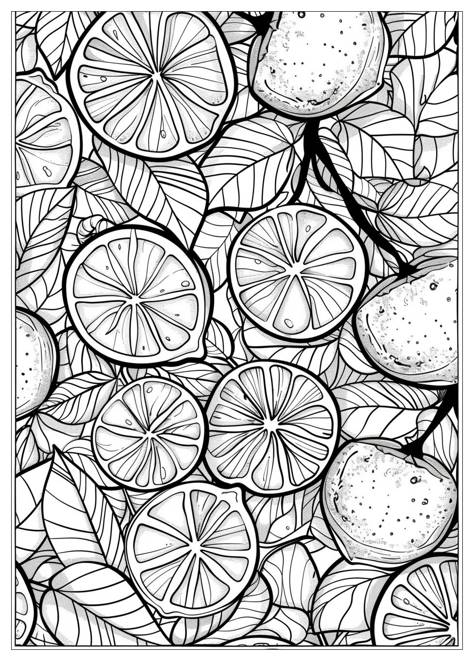 Lemon Coloring Pages-17