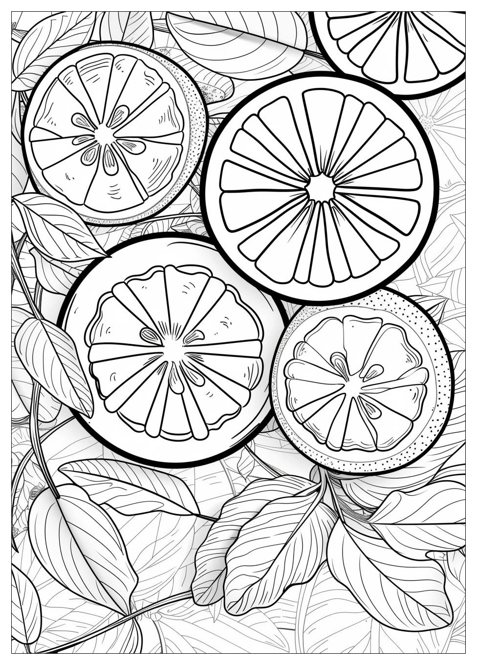 Lemon Coloring Pages-18