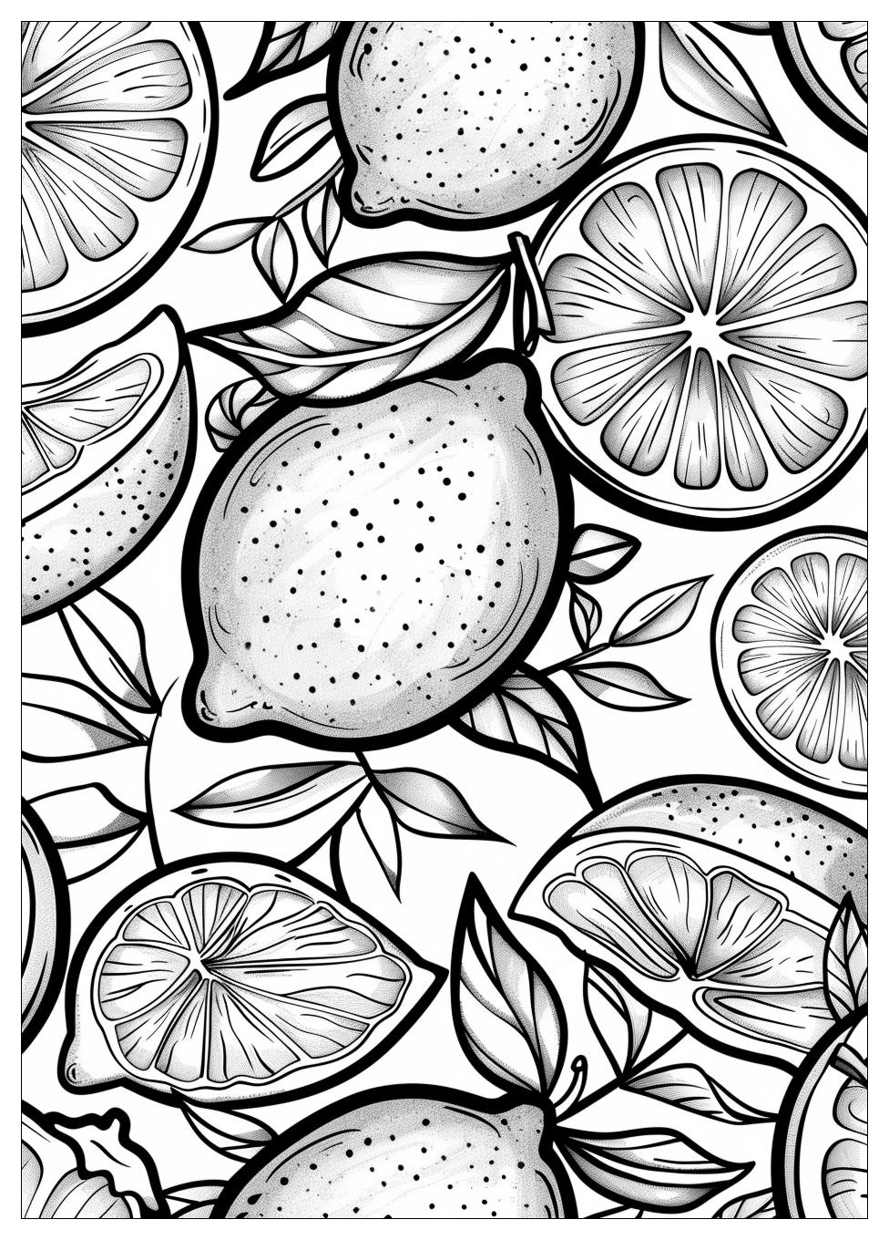 Lemon Coloring Pages-19