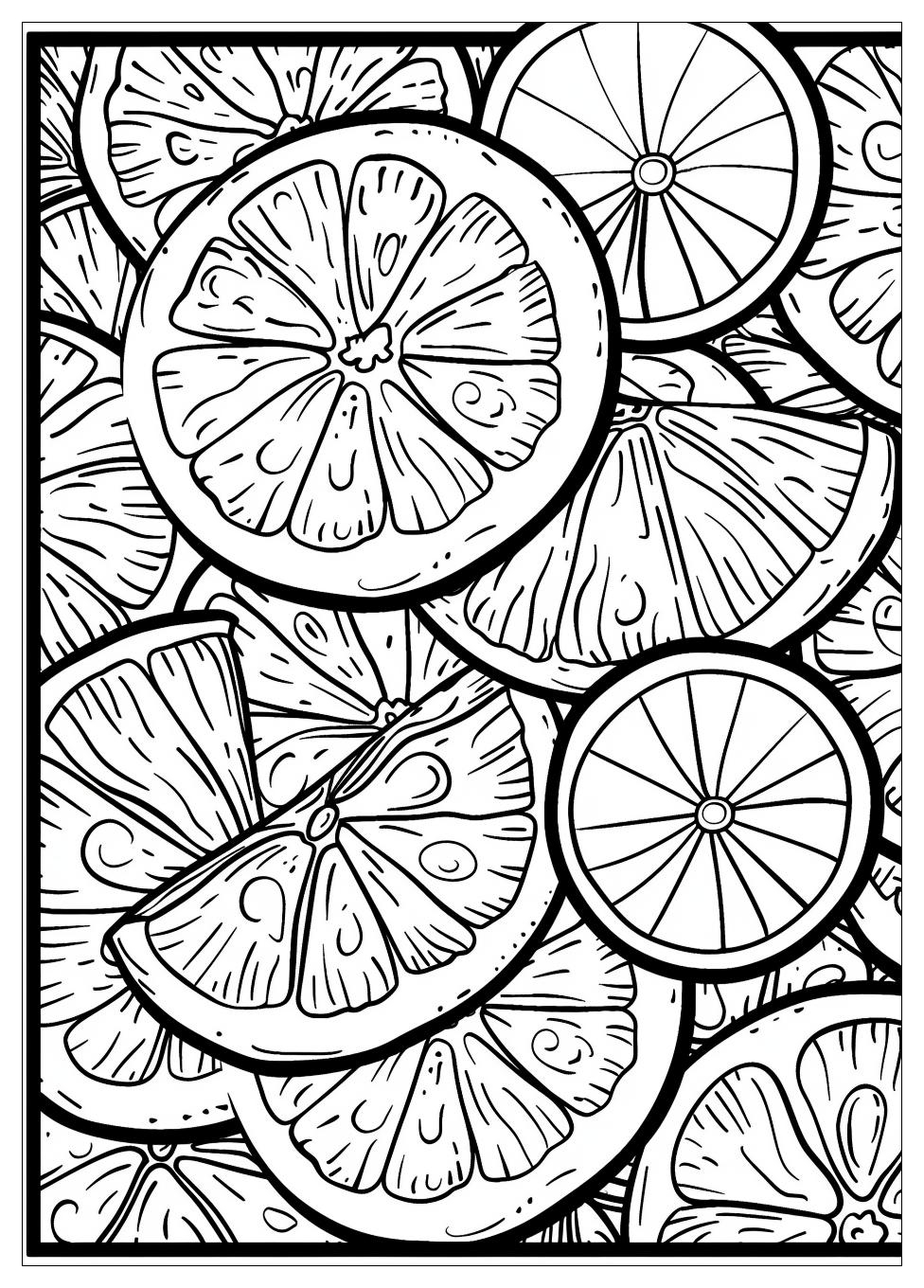 Lemon Coloring Pages-2