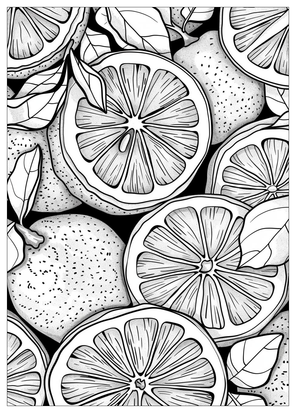 Lemon Coloring Pages-20