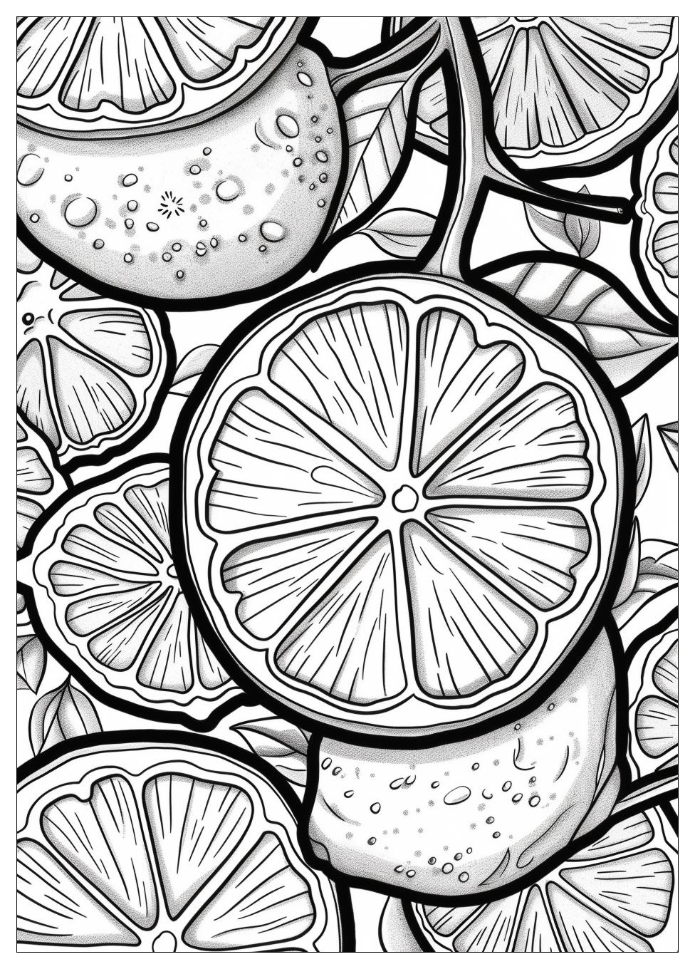 Lemon Coloring Pages-3