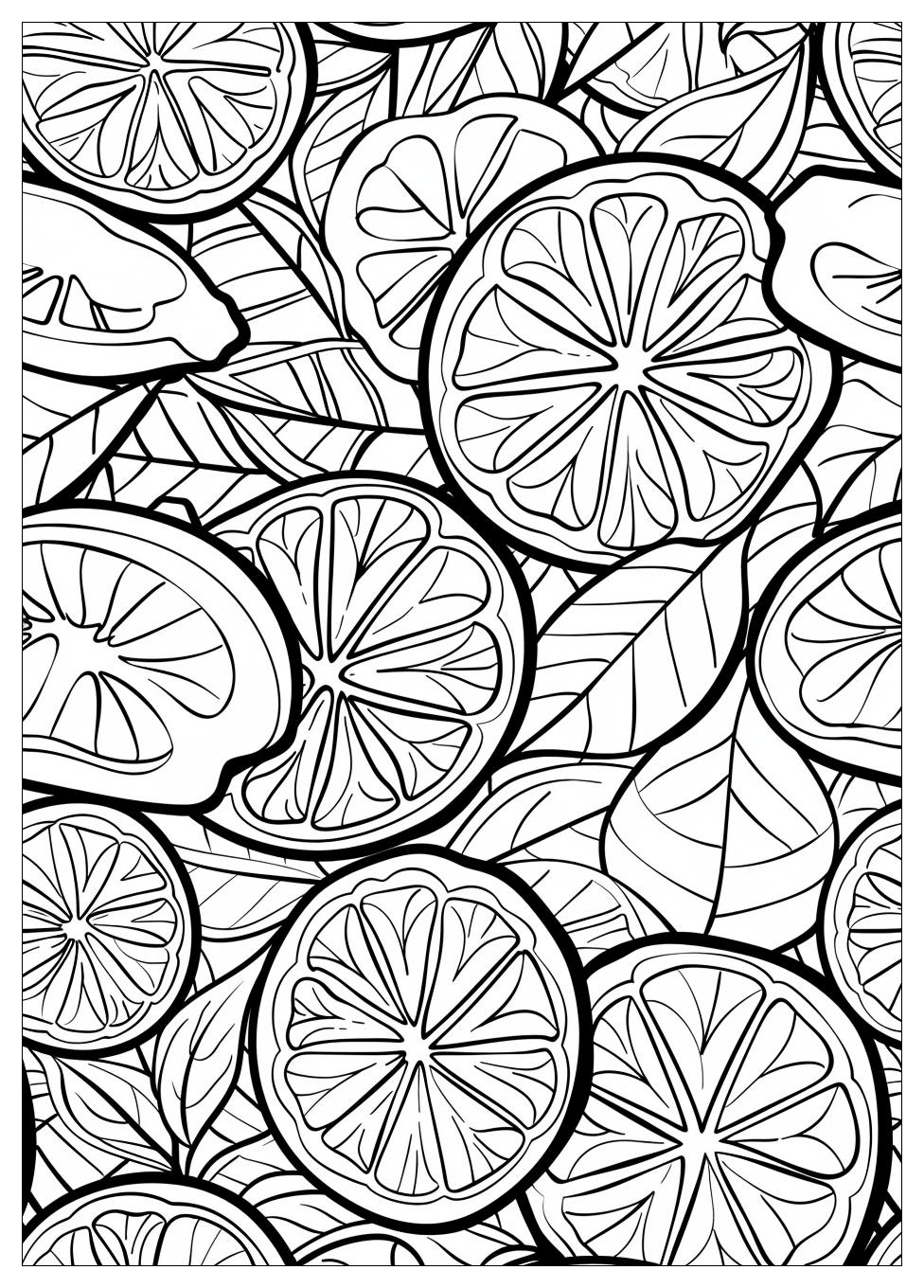 Lemon Coloring Pages-4