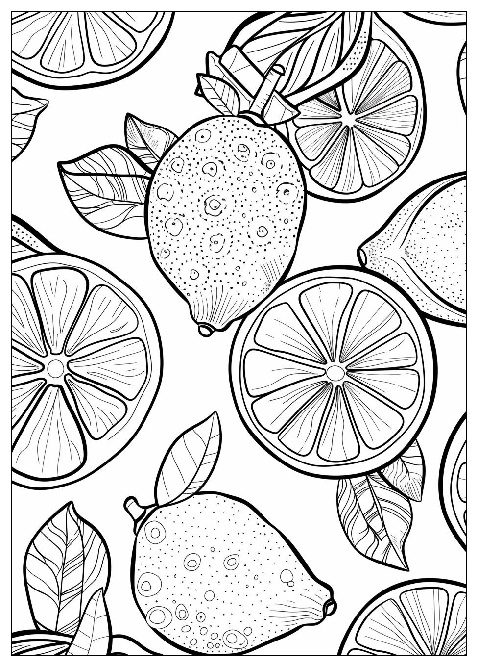 Lemon Coloring Pages-5