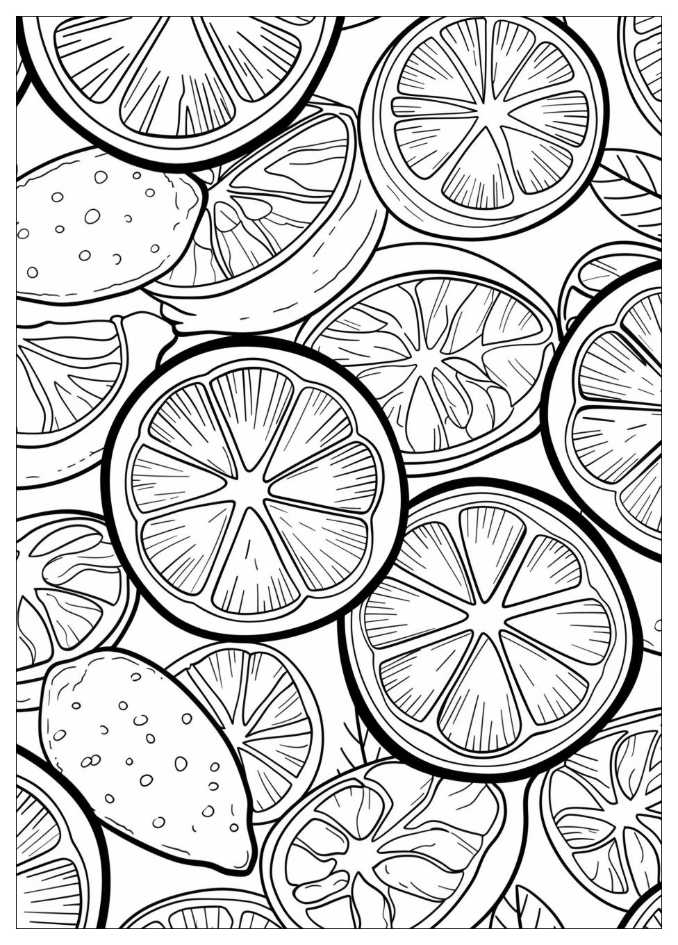 Lemon Coloring Pages-7