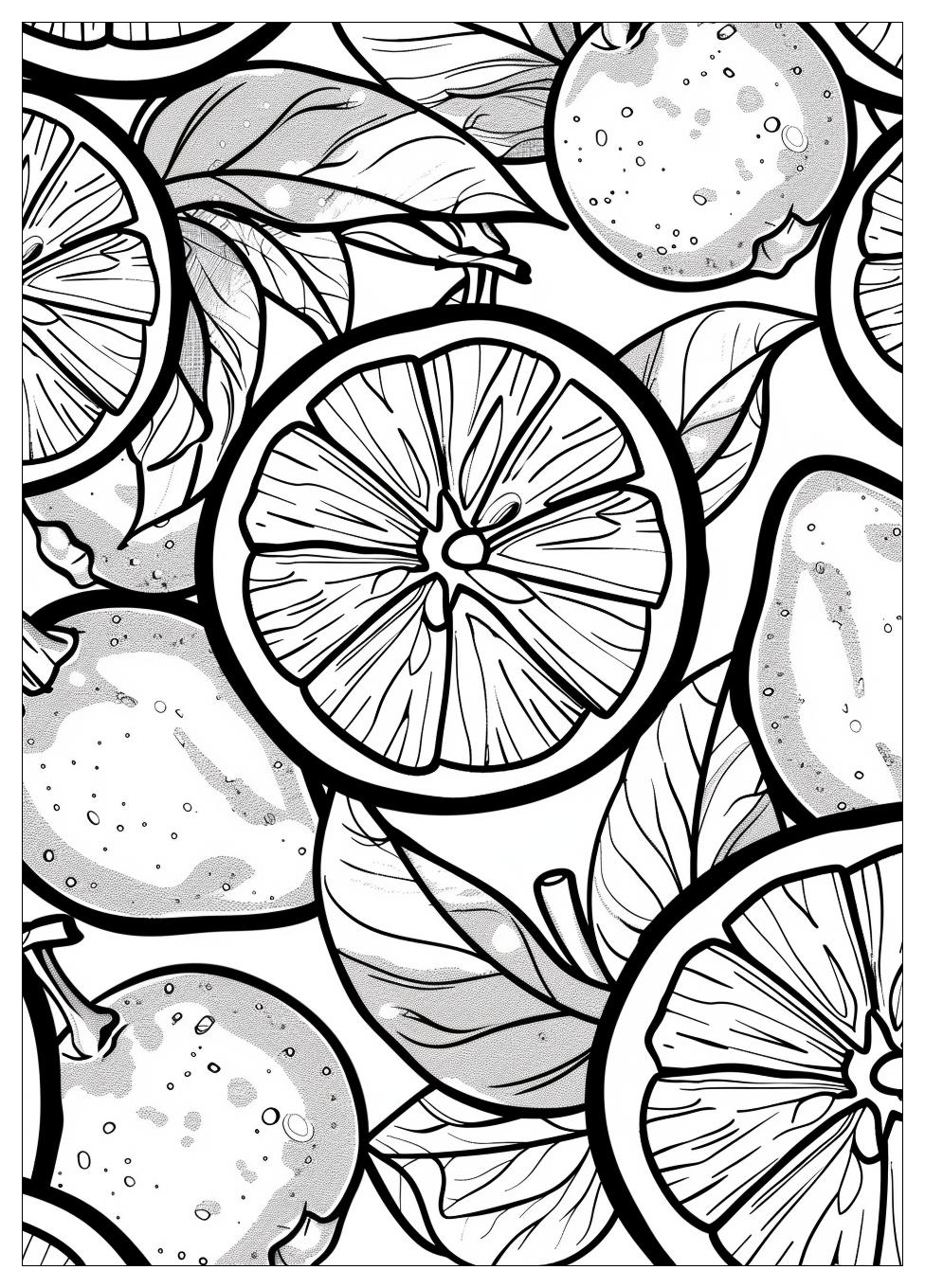 Lemon Coloring Pages-8