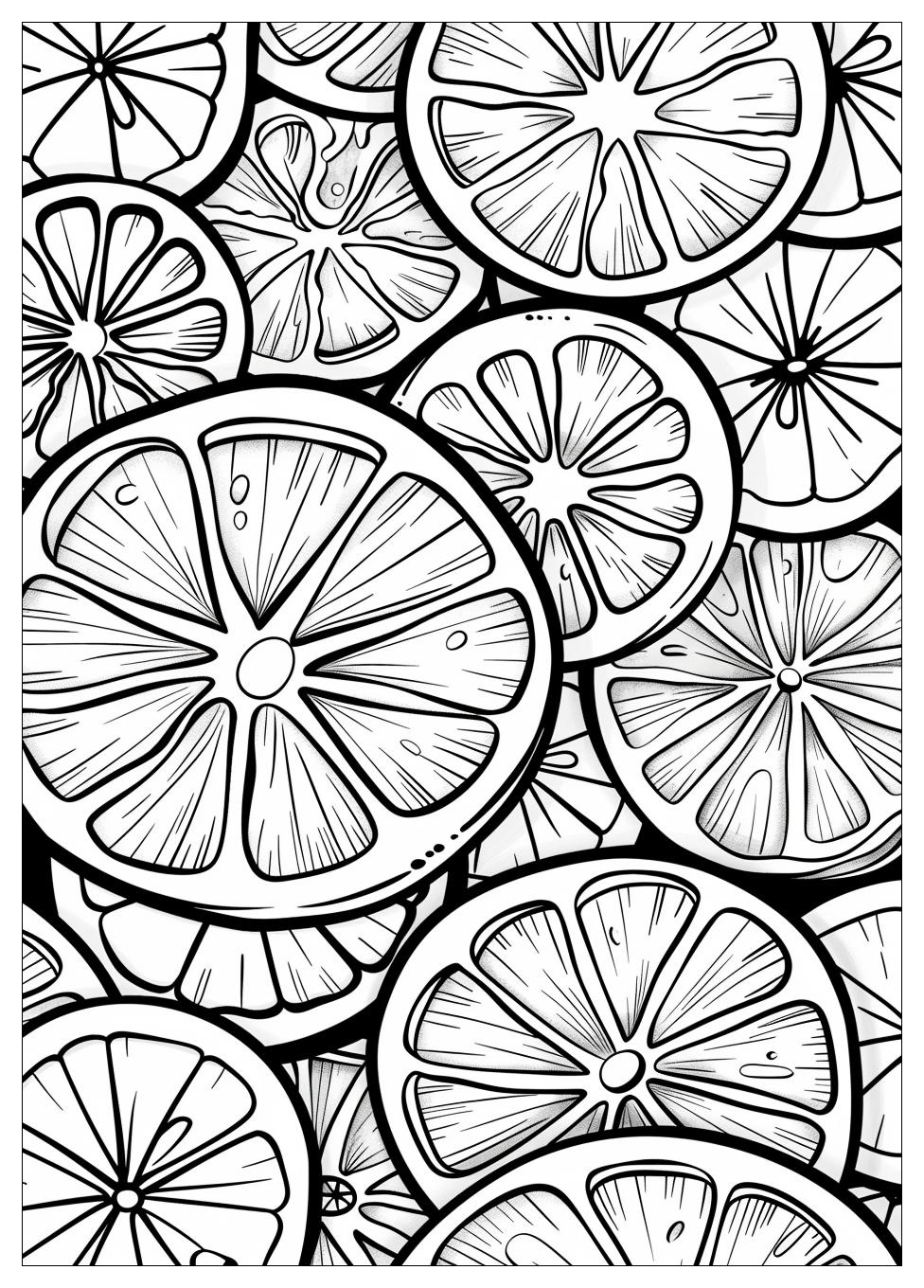 Lemon Coloring Pages-9