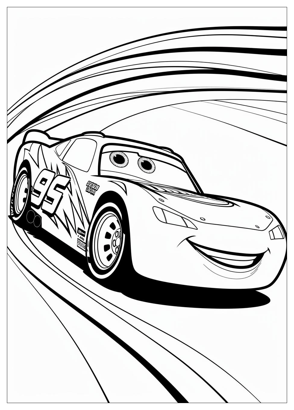 Lightning Mcqueen Coloring Pages-10