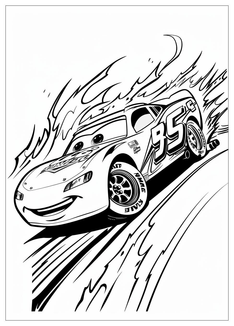 Lightning Mcqueen Coloring Pages-15