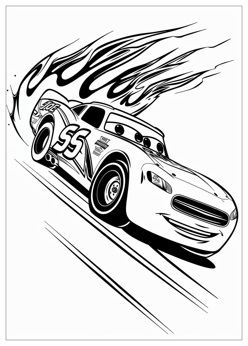 Lightning Mcqueen Coloring Pages-16