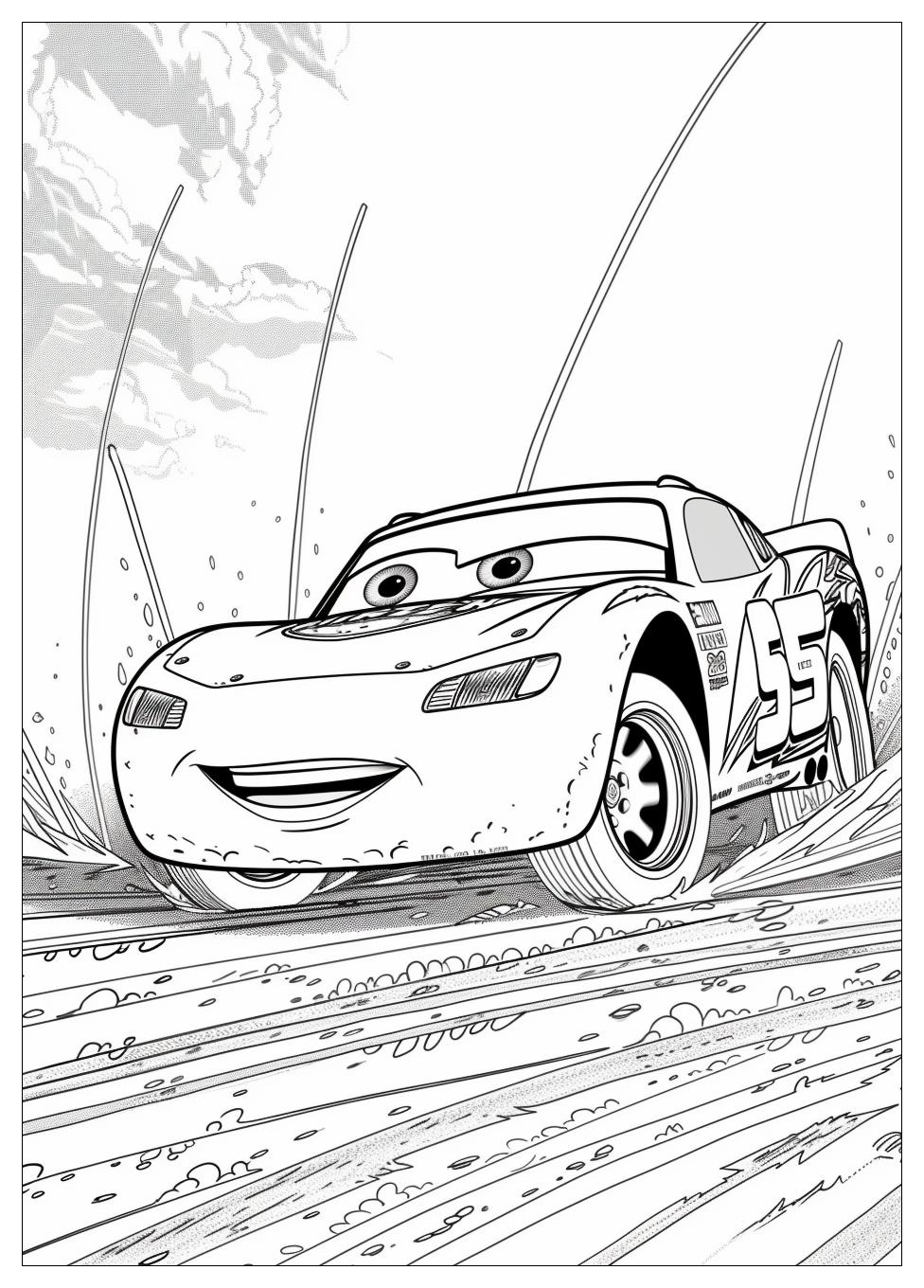 Lightning Mcqueen Coloring Pages-17