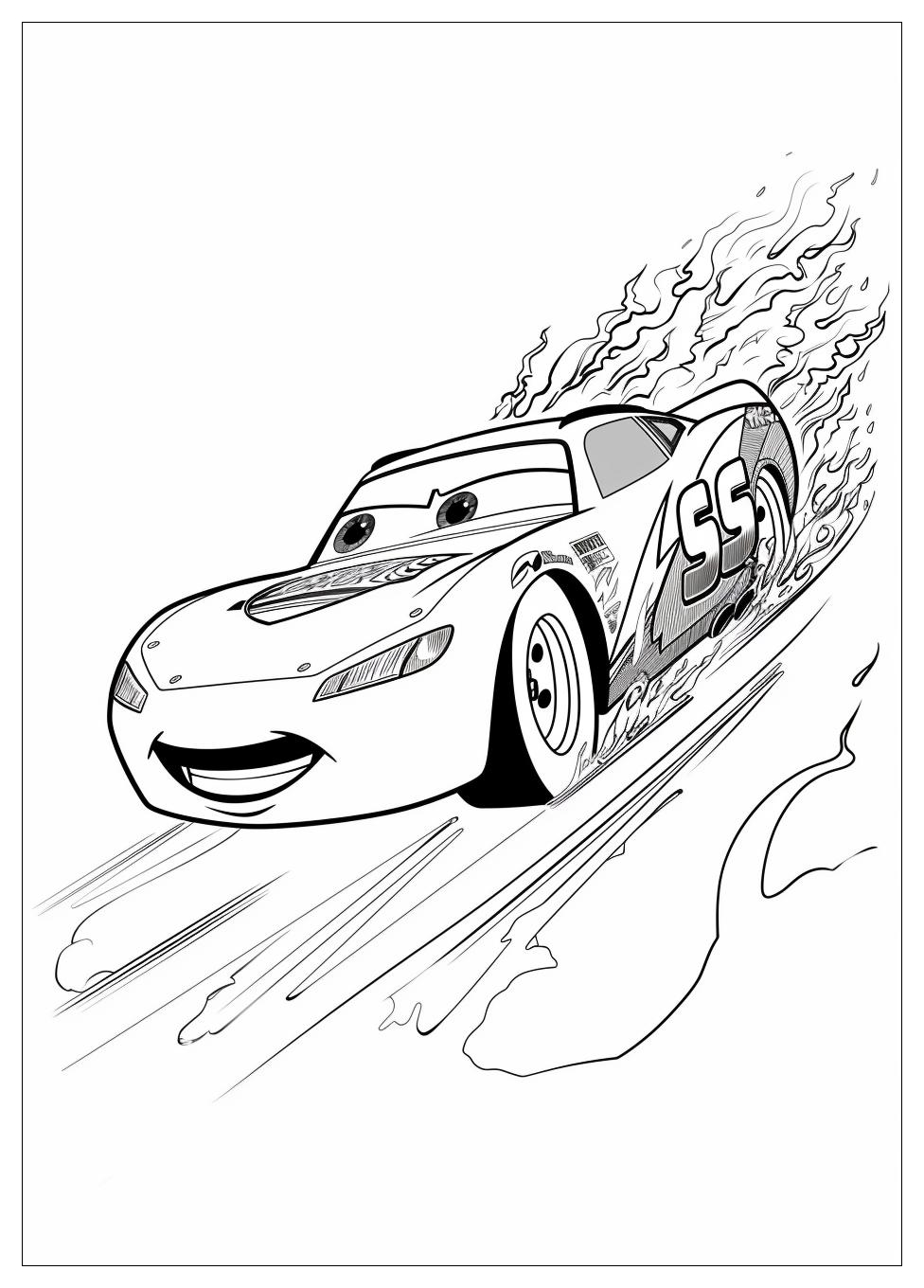 Lightning Mcqueen Coloring Pages-3