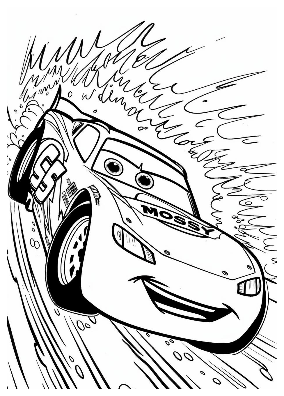 Lightning Mcqueen Coloring Pages-4