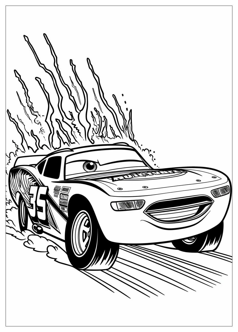 Lightning Mcqueen Coloring Pages-5