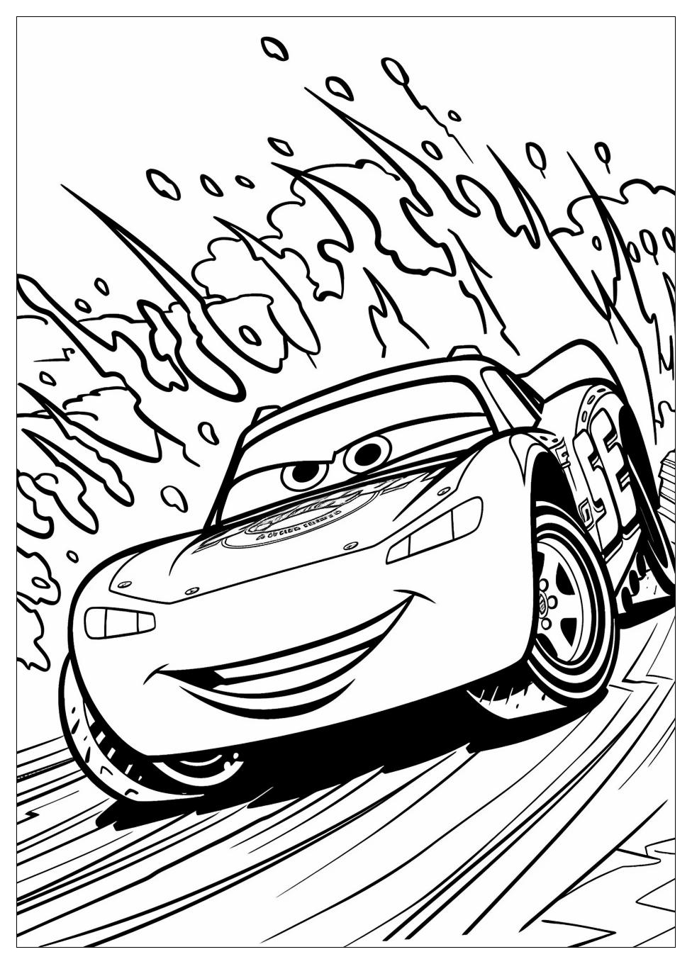 Lightning Mcqueen Coloring Pages-6