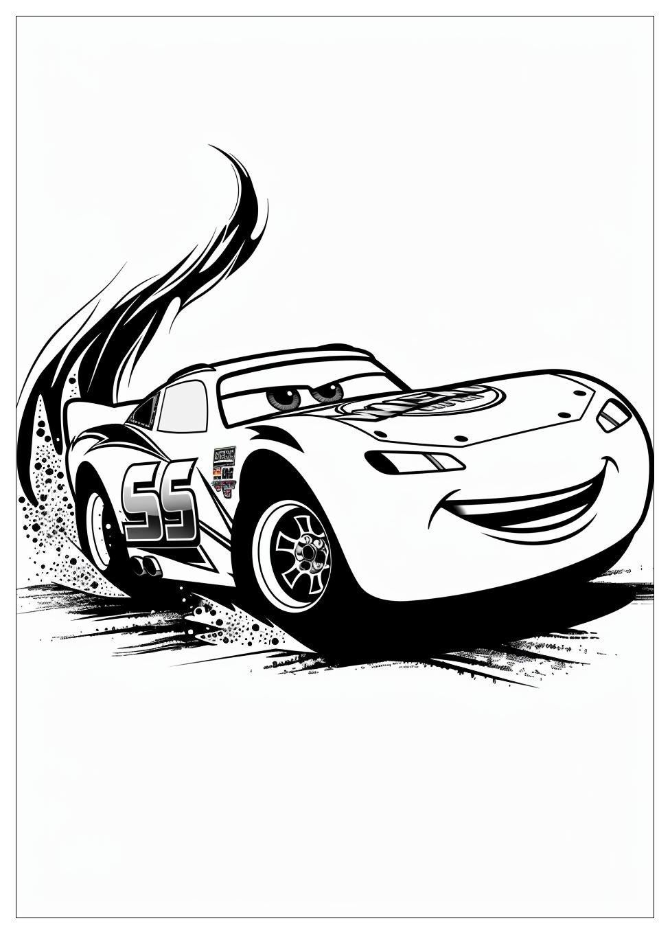 Lightning Mcqueen Coloring Pages-8