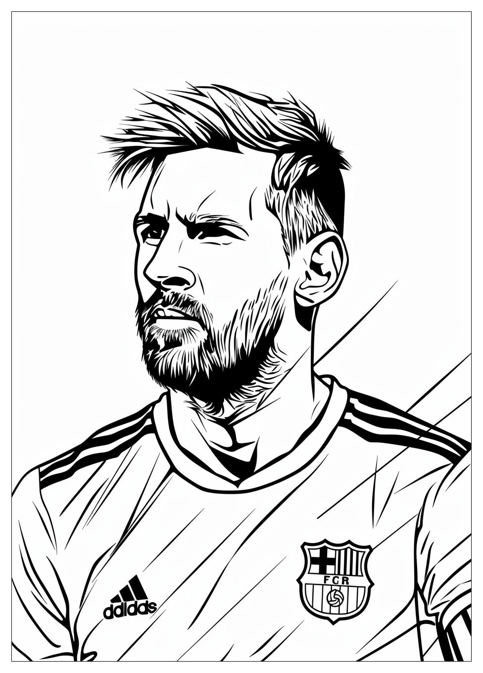 Lionel Messi Coloring Pages-13