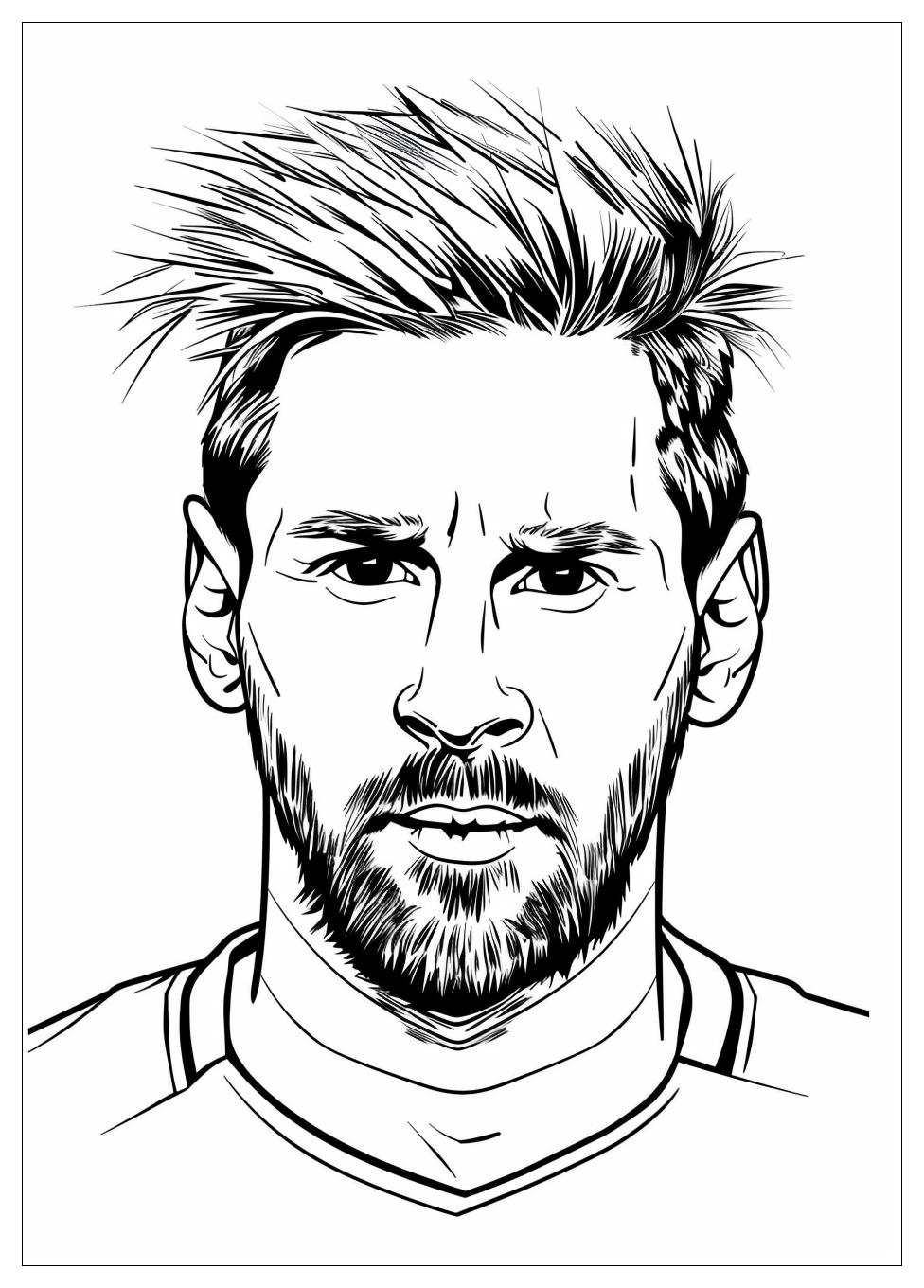 Lionel Messi Coloring Pages-14