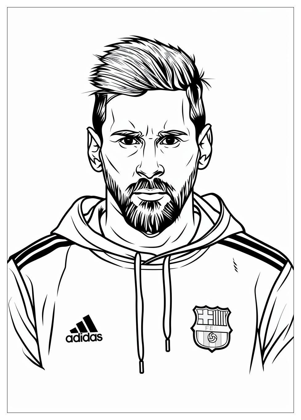 Lionel Messi Coloring Pages-15