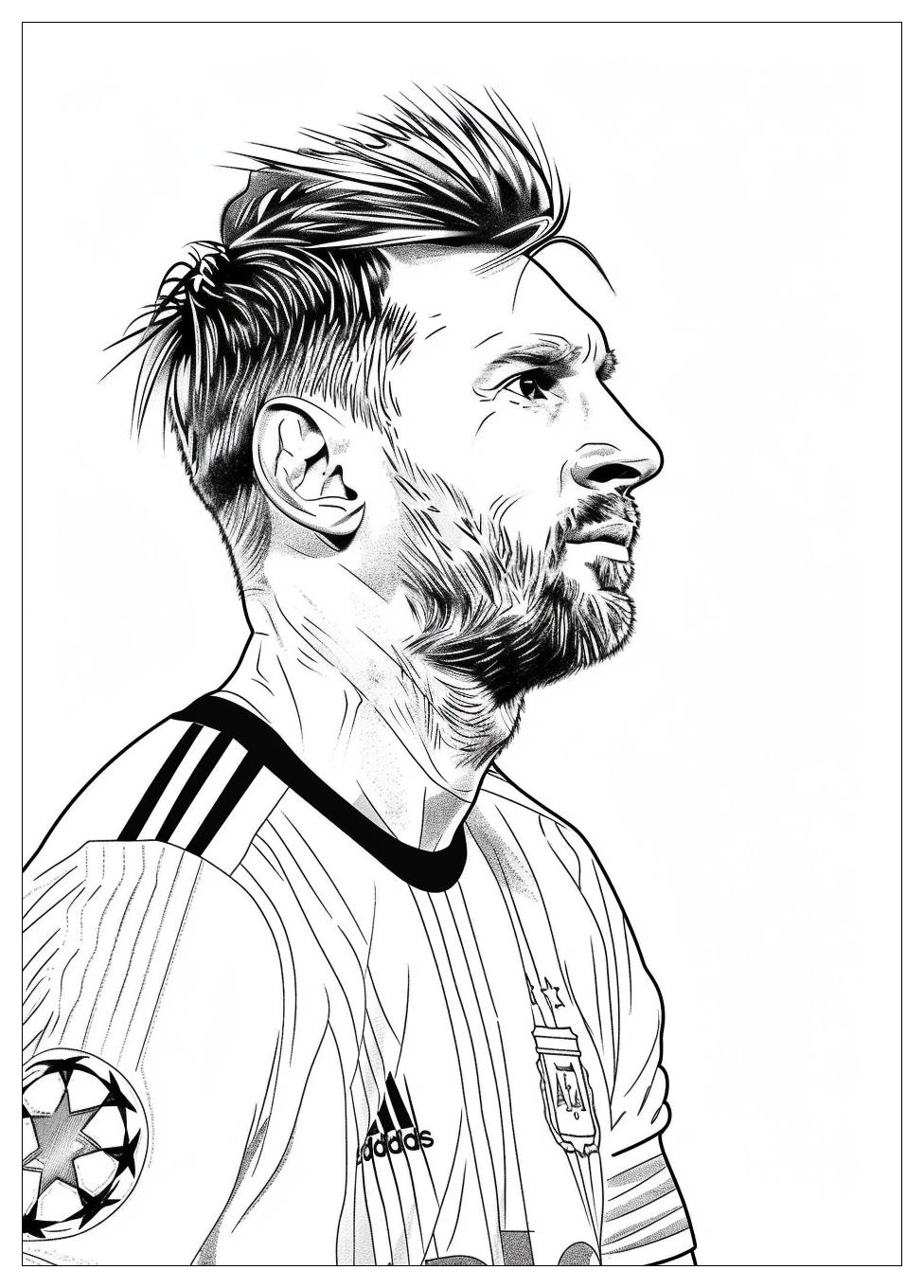 Lionel Messi Coloring Pages-20