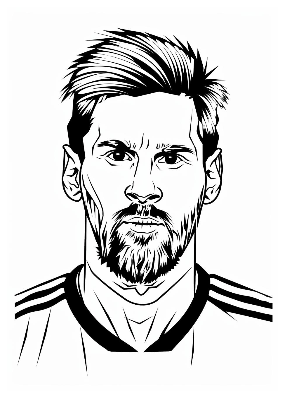 Lionel Messi Coloring Pages-3