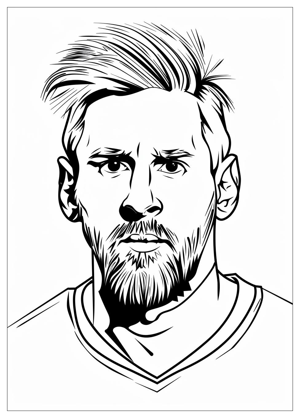 Lionel Messi Coloring Pages-9