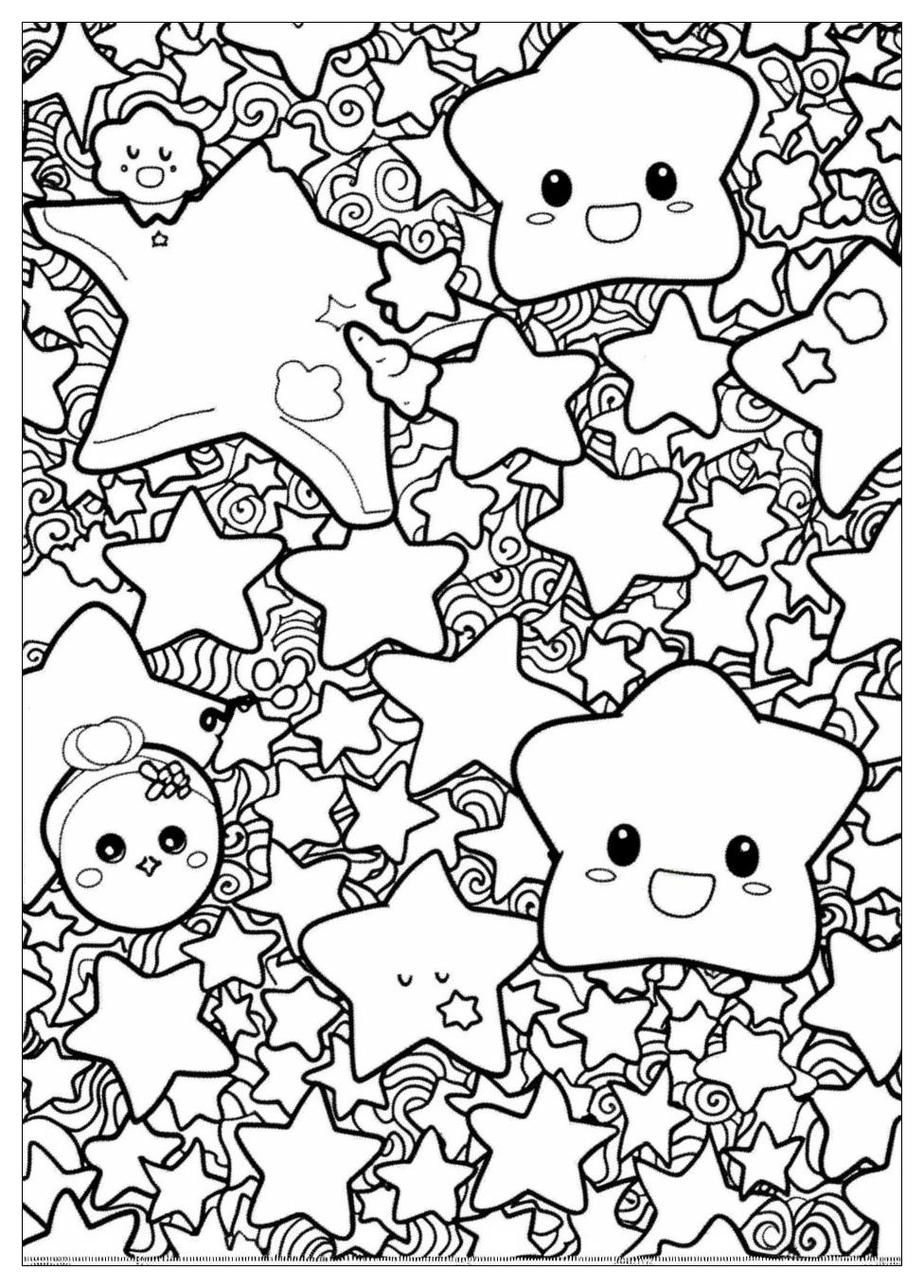 Little Twin Stars Coloring Pages-15