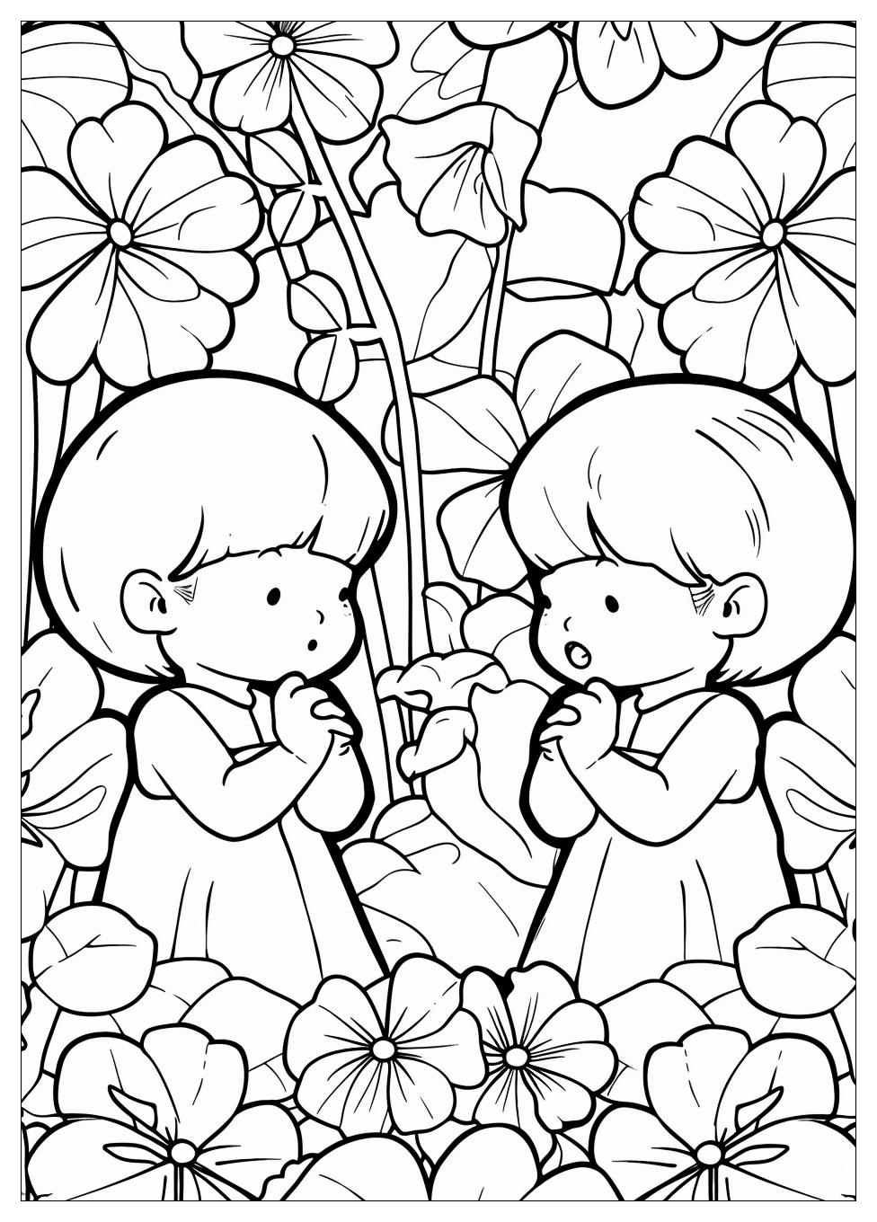 Little Twin Stars Coloring Pages-2