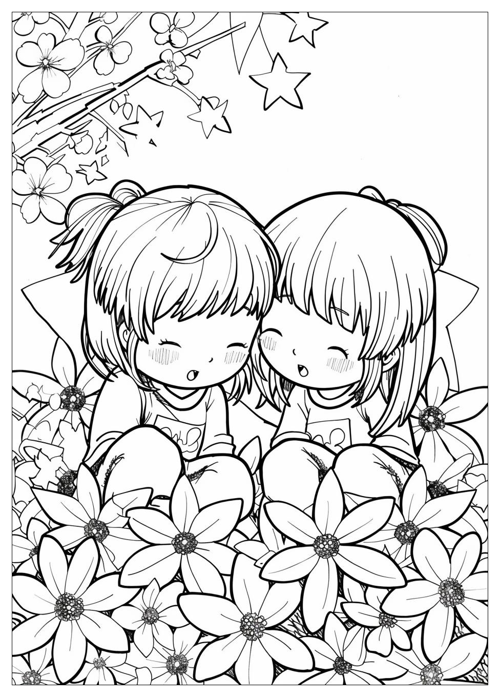 Little Twin Stars Coloring Pages-20