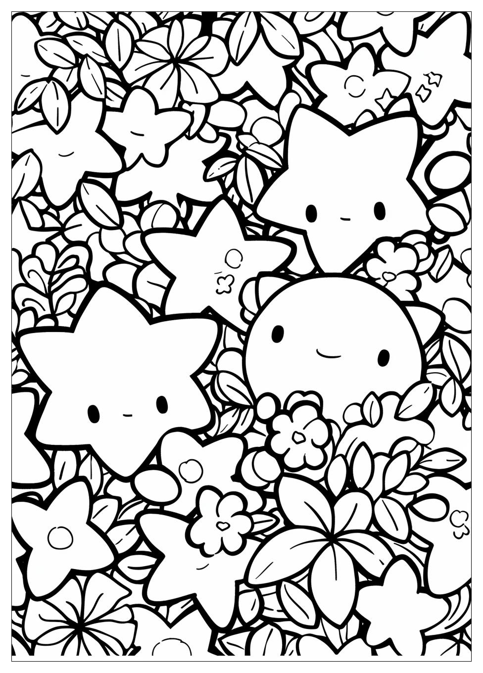 Little Twin Stars Coloring Pages-5