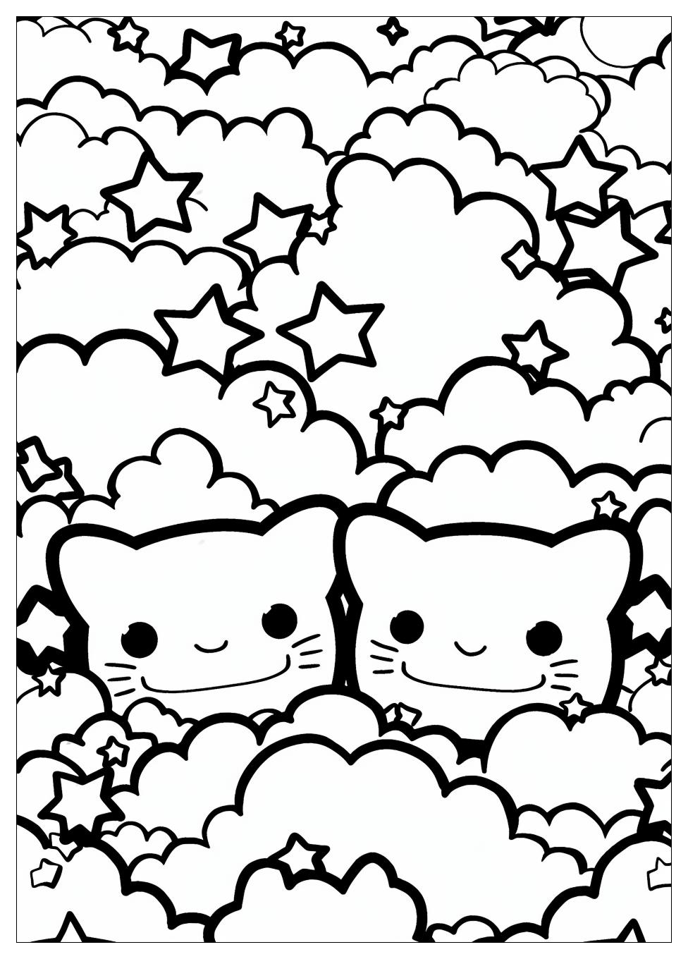 Little Twin Stars Coloring Pages-7