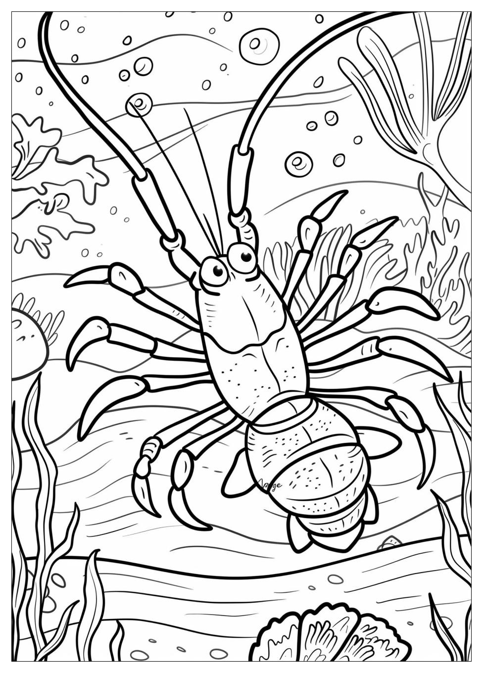 Lobster Coloring Pages-10